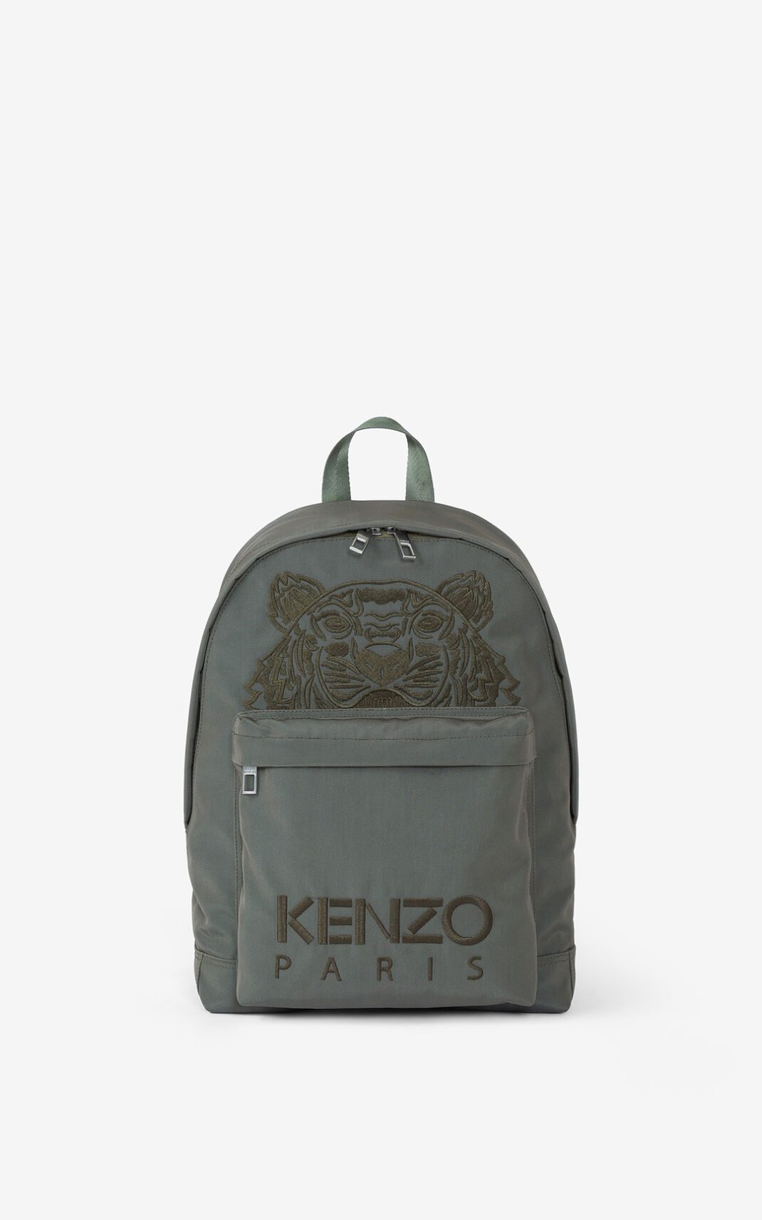 Kenzo Canvas Kampus Tiger Moška Nahrbtnik Svetlo Siva SI-8188150